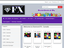 Tablet Screenshot of diamondfx.ca
